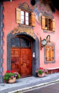 Doors With Stars -- Mittenwald, Germany....