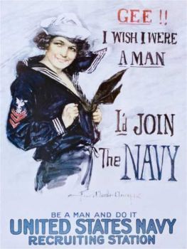 Well, there are some men in the Navy. . . . . never mind.