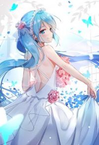 miku wedding dress