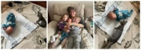 Josie Meets their Kitten and With Her Sisters!