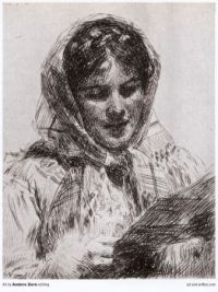 Anders Zorn Etching