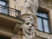 Building detail, Riga