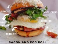 I'm calling and have it delivered!  Bacon and Egg Roll from Sensorium
