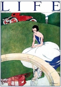 Life, 'The Mirage', Sept 1922, cover by Jules 'Fabian Fabiano' Coup de Fréjac (French, 1882 – 1962)