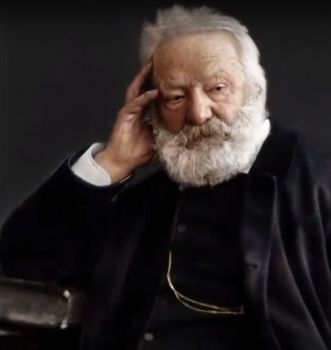 Victor Hugo, a French Poet, Novelist and dramatist of the Romantic movement, 1883