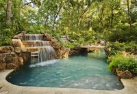 pool waterfall