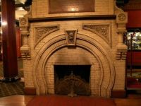 Fireplace at the Cresent Hotel