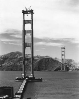Construction Golden Gate Bridge, 1935