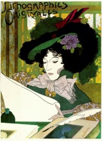 Lithographies Originales, ca 1900, poster by Georges de Feure (born Georges Joseph van Sluijters, French, 1868-1943)