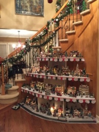 Village Display by Stairway