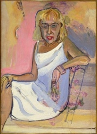 Irma Seitz, 1963 portrait by Alice Neel (American, 1900-1984)