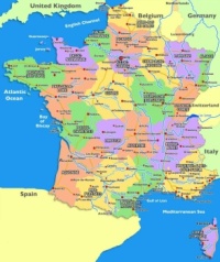 France  map of