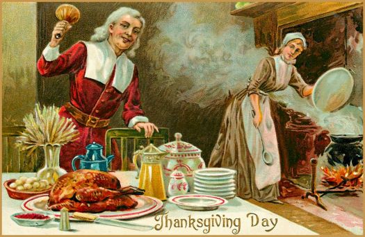 Themes Vintage illustrations/pictures - Thanksgiving Day