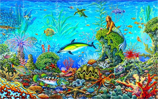 Solve Octopus Garden jigsaw puzzle online with 77 pieces