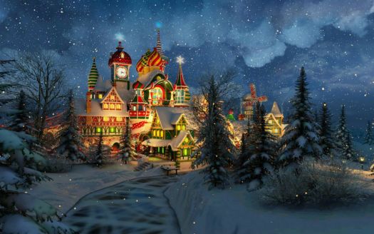 Solve 122617 Theme: Holiday Magic - Santa's Castle? jigsaw puzzle ...