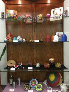 Spin Tops on Display