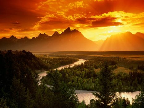 Snake River and the Grand Tetons