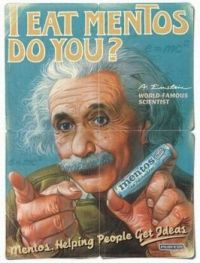 Einstein Mentos Ad