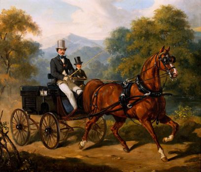 Przejażdżka powozem (Carriage ride), 1852