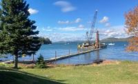Robbinston, ME float system under repair