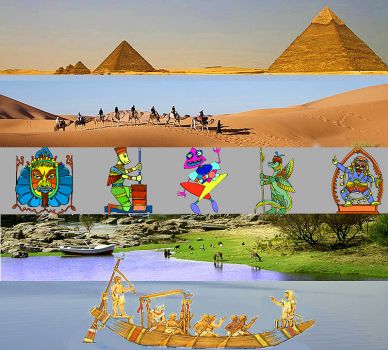 Solve Egypt jigsaw puzzle online with 90 pieces