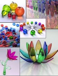colorful glass works