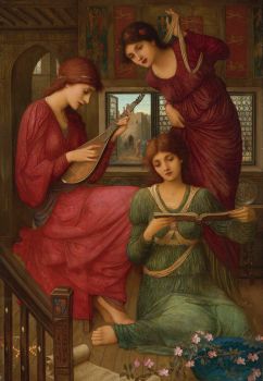 In the Golden Days  by John Melhuish Strudwick