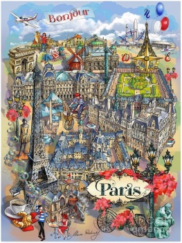 Solve one of maria rabinky's maps jigsaw puzzle online with 99 pieces