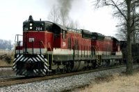 Algers, Winslow and Western Railway EMD SD9s #204, 203.