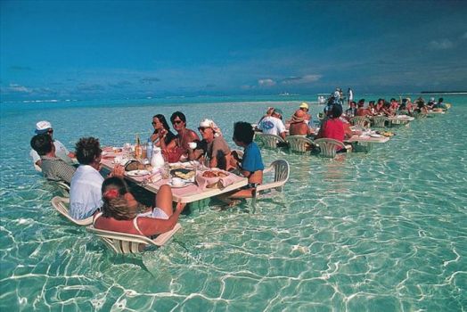 Enjoy lunch at a Sea Restaurant..