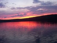 Sunset at Purdy Lake
