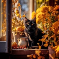 Fall Cat