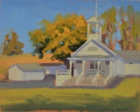 Northern California Small Town Historic Church by John White