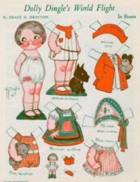Paper Doll ~ Dolly Dingle goes to Russia