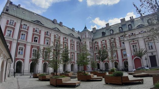Poznań City Hall courtyard