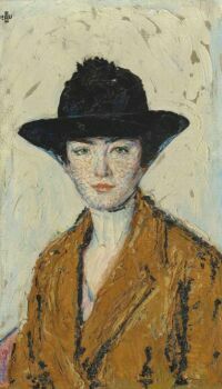 Renato Tomassi (Italian, 1884-1978) The artist's wife, Musi (1921)