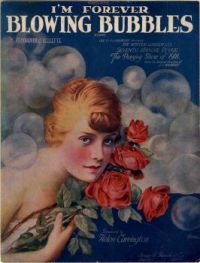 I'm Forever Blowing Bubbles (sheet music cover) 1919