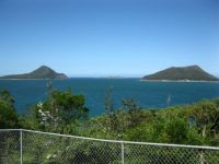 Looking out the heads at Port Stephens
