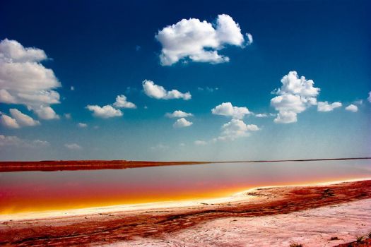 Salt lake ~ Gorgan - Iran