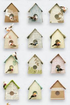 bird house paper