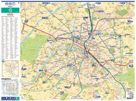 Solve Paris Metro Map jigsaw puzzle online with 588 pieces