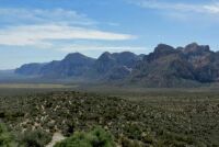 The Spring Mountains On The West Side Of Red Rock Canyon National Preserve.