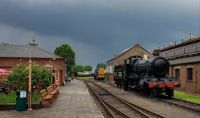 Didcot just before the rain came down