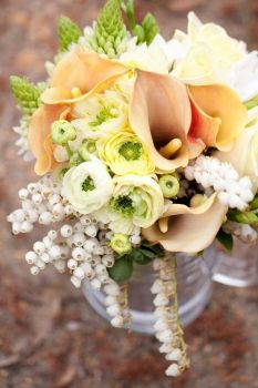 Happiness is : A Vintage Wedding Bouquet.