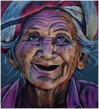 Die alte Frau aus Bali (2)