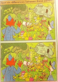 Spot the 6 Differences