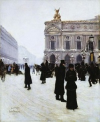 Jean Béraud (1849-1935) - Outside the Opera, 1879