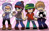 Kenny, Stan, Kyle & Cartman
