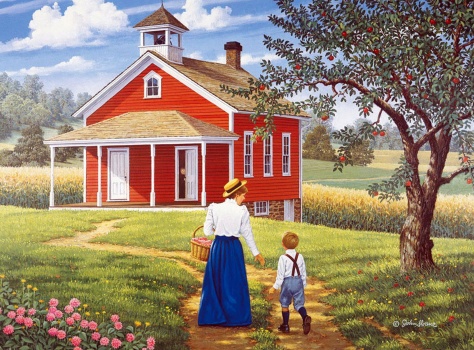 Solve school house jigsaw puzzle online with 391 pieces