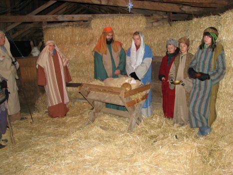 Christ is born small